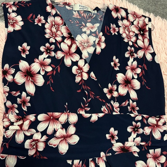 Maternity dress with cherry blossom print - Picture 5 of 9